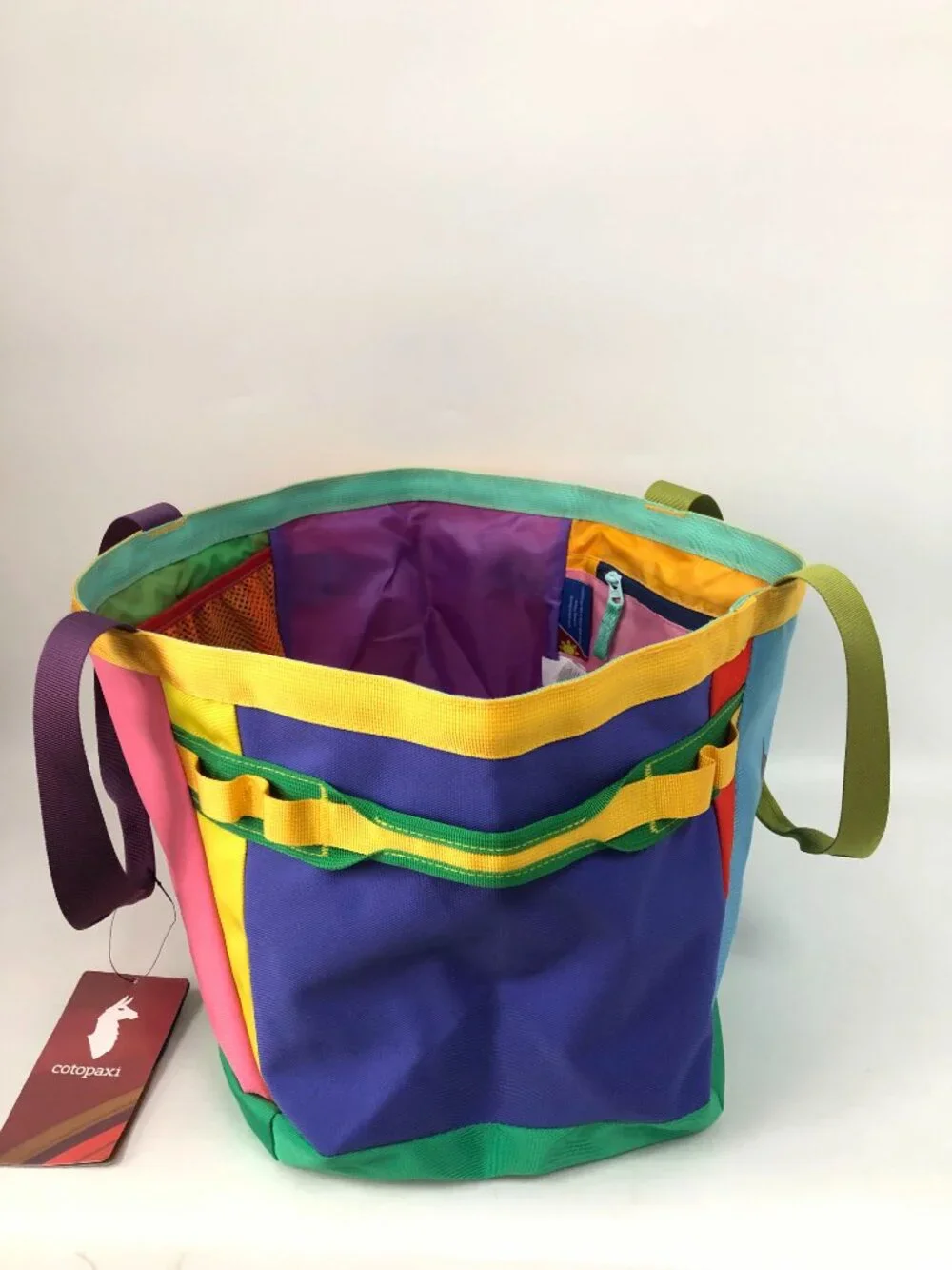 Cotopaxi Colorful Tote Bag Dopamine Shoulder Bag Outdoor Travel Bag - Picture 4 of 6